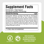 Stress Ez Capsules - Ayurvedic Herbal Supplement – (90 Vege Capsules – 800 Mg Each)