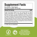 Trayodasanga Guggulu - Ayurvedic Herbal Supplement - 90 Vege Capsules - 800 Mg Each