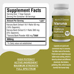 Varuna Capsules - Vegan & Gluten Free - Plant Based Supplement - 60 Vege Capsules - 800 Mg Each
