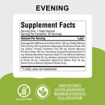 Vigor Forte Capsules - Ayurvedic Herbal Supplement – Combination Pack (2 Bottles) Morning Strength: 42 Capsules, 800 mg each & Evening Strength 42 Veg Capsules, 800 mg each