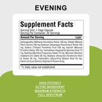 Vigor Forte Capsules - Ayurvedic Herbal Supplement – Combination Pack (2 Bottles) Morning Strength: 42 Capsules, 800 mg each & Evening Strength 42 Veg Capsules, 800 mg each