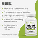 Blood Cleaner - Ayurvedic Herbal Supplement – 90 Vege Capsules – 800 Mg Each