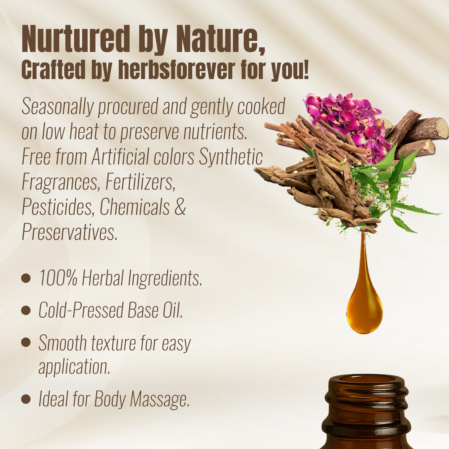 Glow Kaya Oil - Processed with Sesame Oil - Cold pressed and double filtered in Muslin cloth - 120 ml