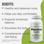 Menstro Care Capsules - Ayurvedic Herbal Supplement – 60 Vege Capsules – 800 Mg Each