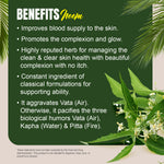 Neem Capsules – Azadirachta Indica - 5% Bitters - Extract Ratio 10:1 - 60 Vege Capsules - 750 mg each