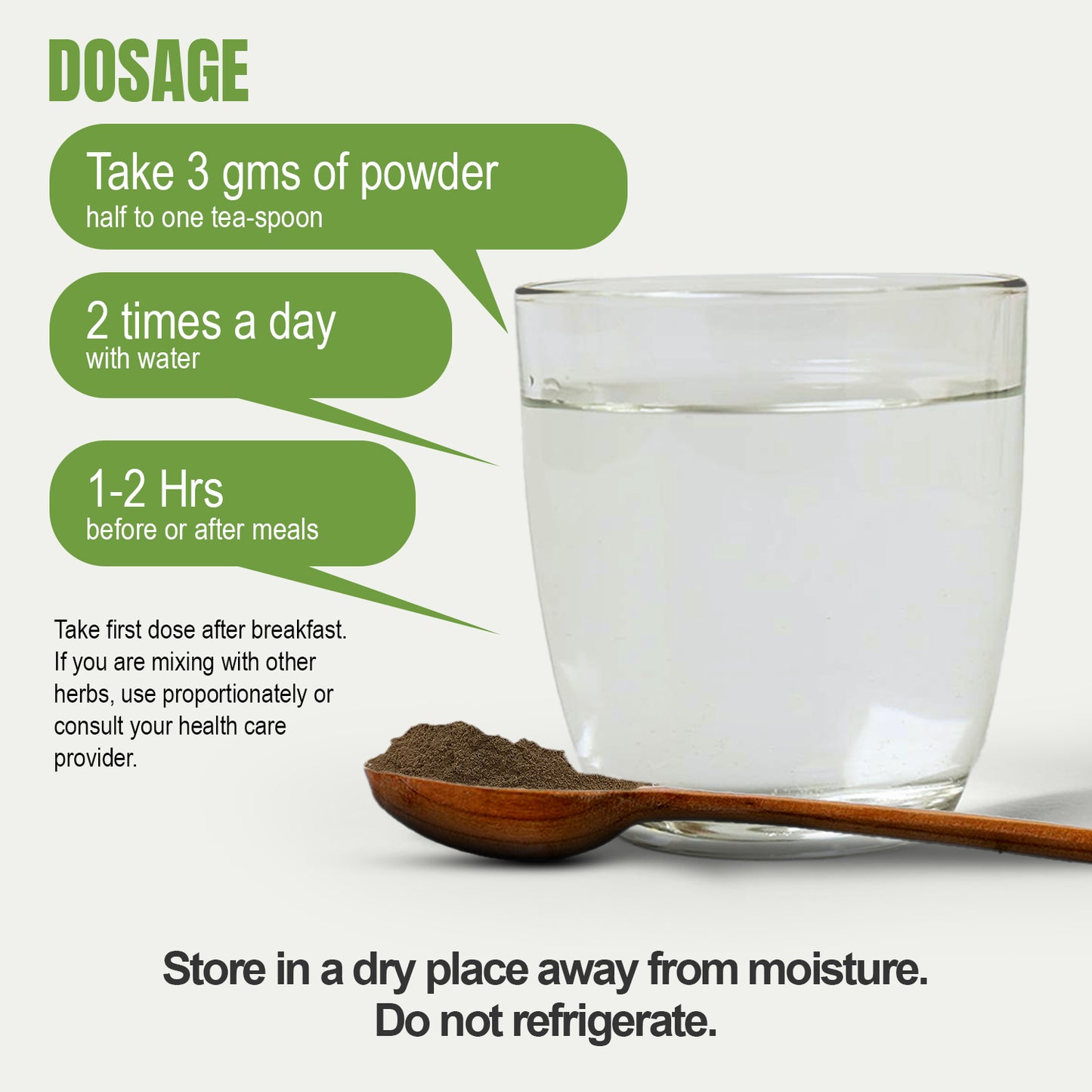 Nirgundi Powder (Vitex Negundo) - Non GMO - Vegan - (454 Gms - 1LBS)