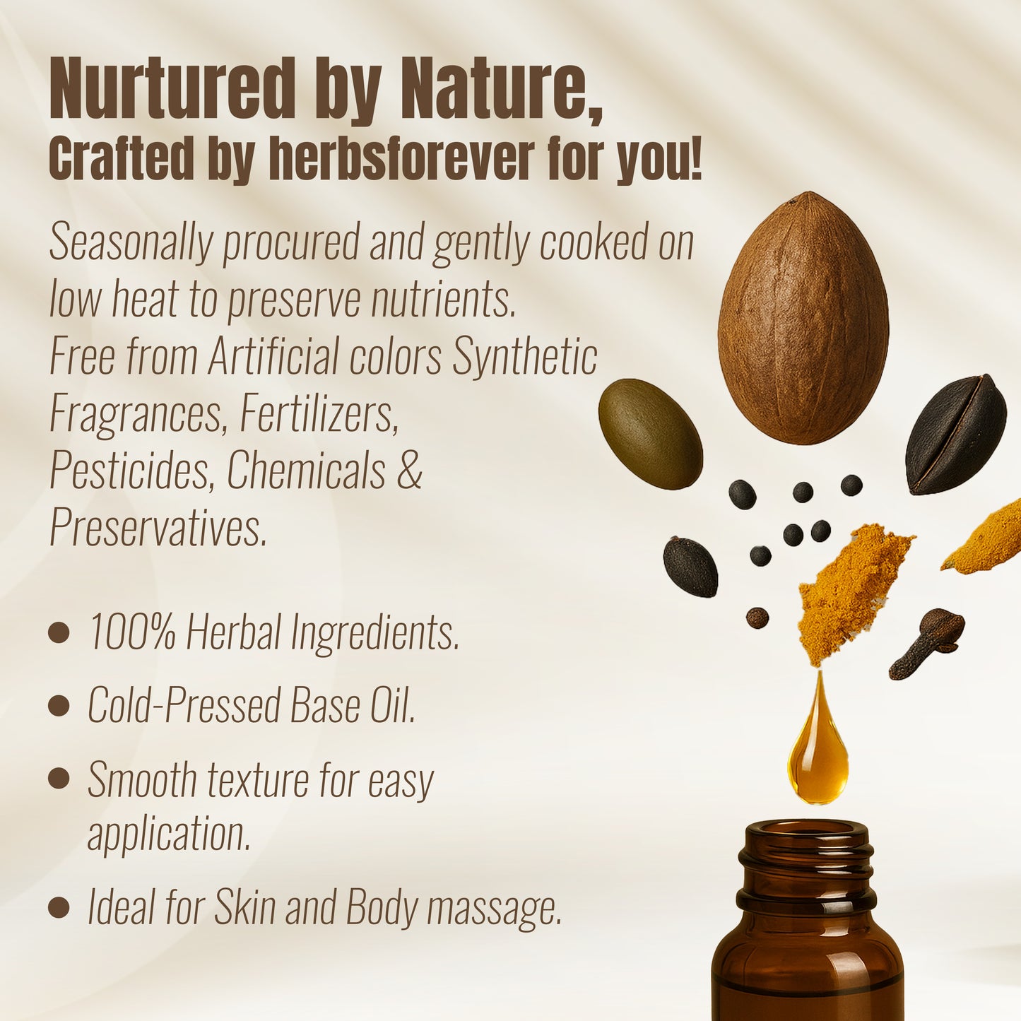 Silfina Oil - Processed with Sesame Oil - Cold pressed and double filtered in Muslin cloth - 120 ml