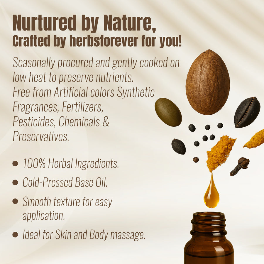 Silfina Oil - Processed with Sesame Oil - Cold pressed and double filtered in Muslin cloth - 120 ml