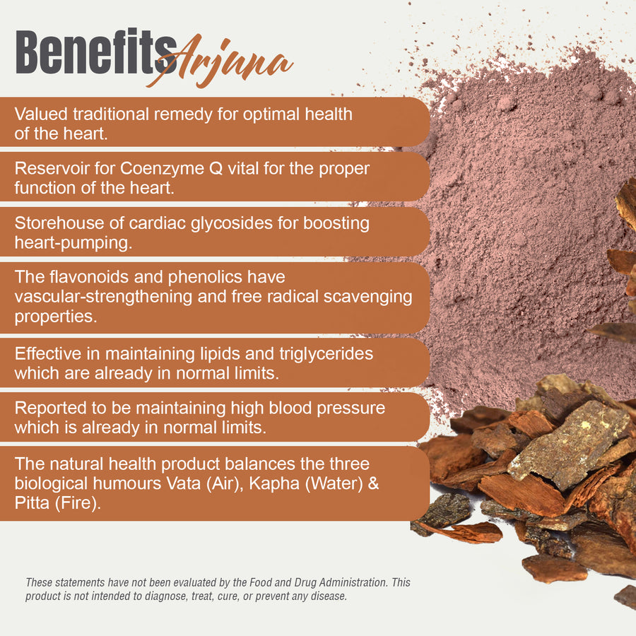 Arjuna Powder (Terminalia Arjuna) - Non GMO - Vegan - (454 Gms - 1LBS Pack)