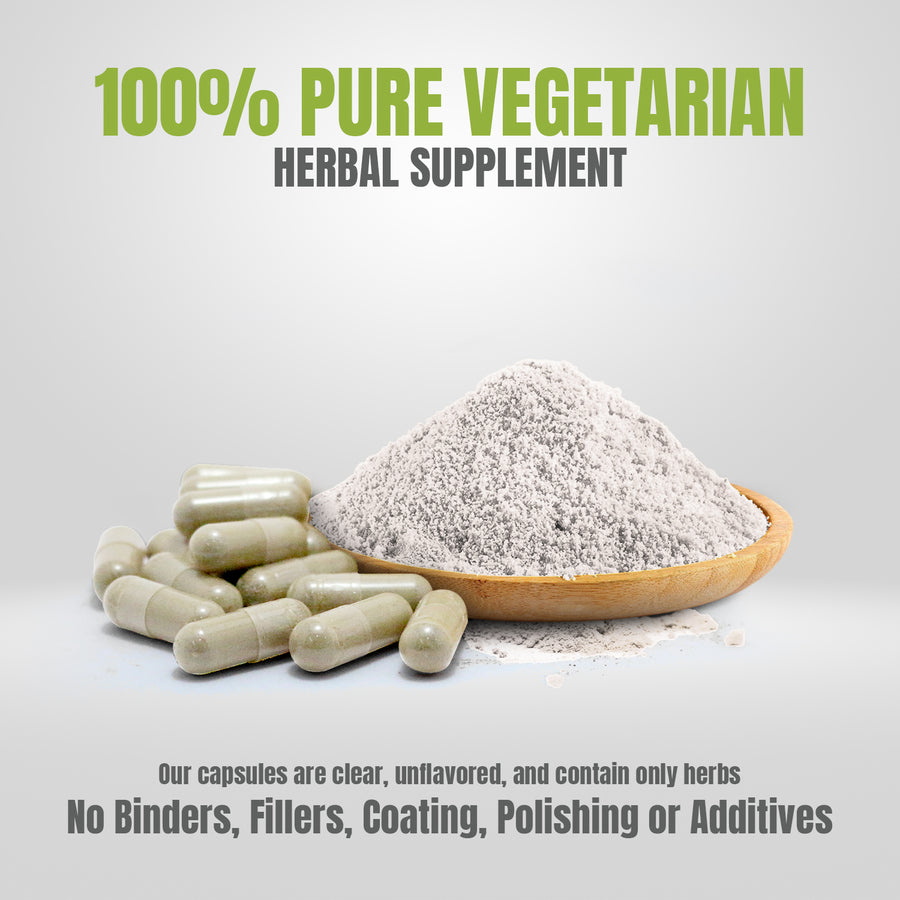 Boswellia Serrata (Salai Guggul) - 65% Boswellic Acid - 90 Vege Capsules - 800 mg each