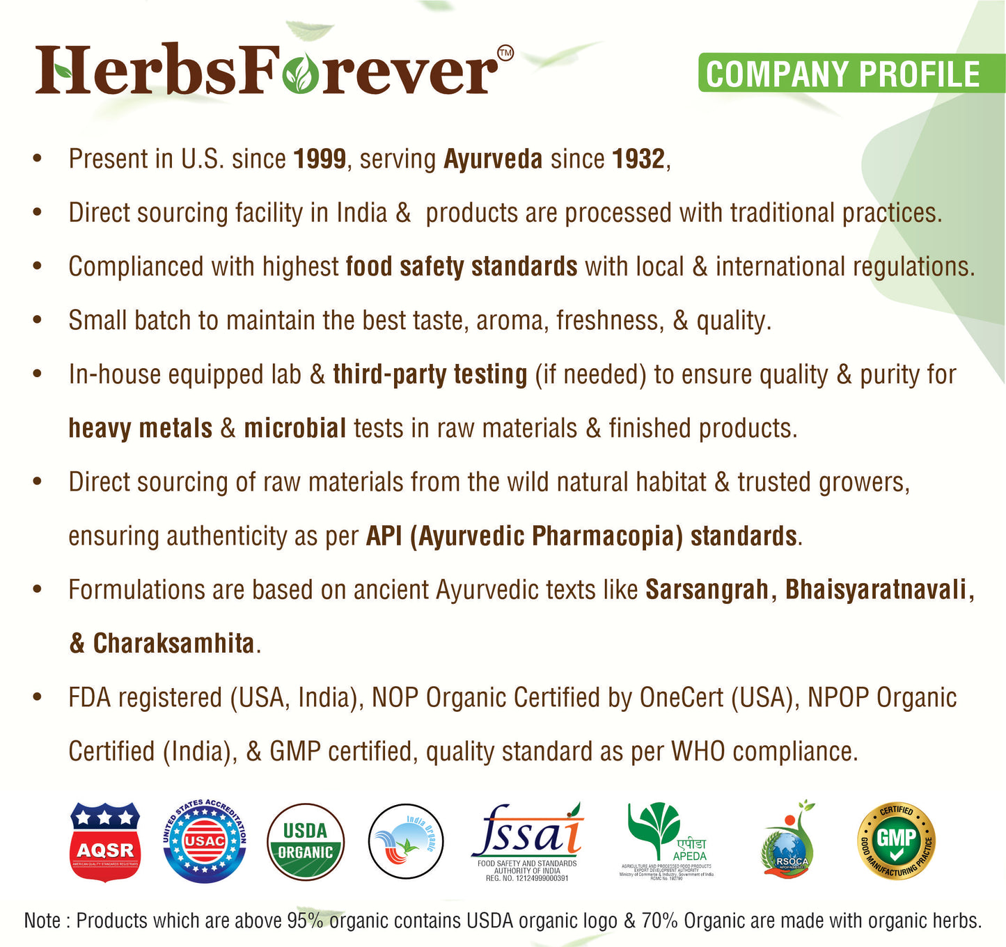 Male Forty Plus Capsules - Ayurvedic Herbal Supplement – 90 Vege Capsules – 800 Mg Each