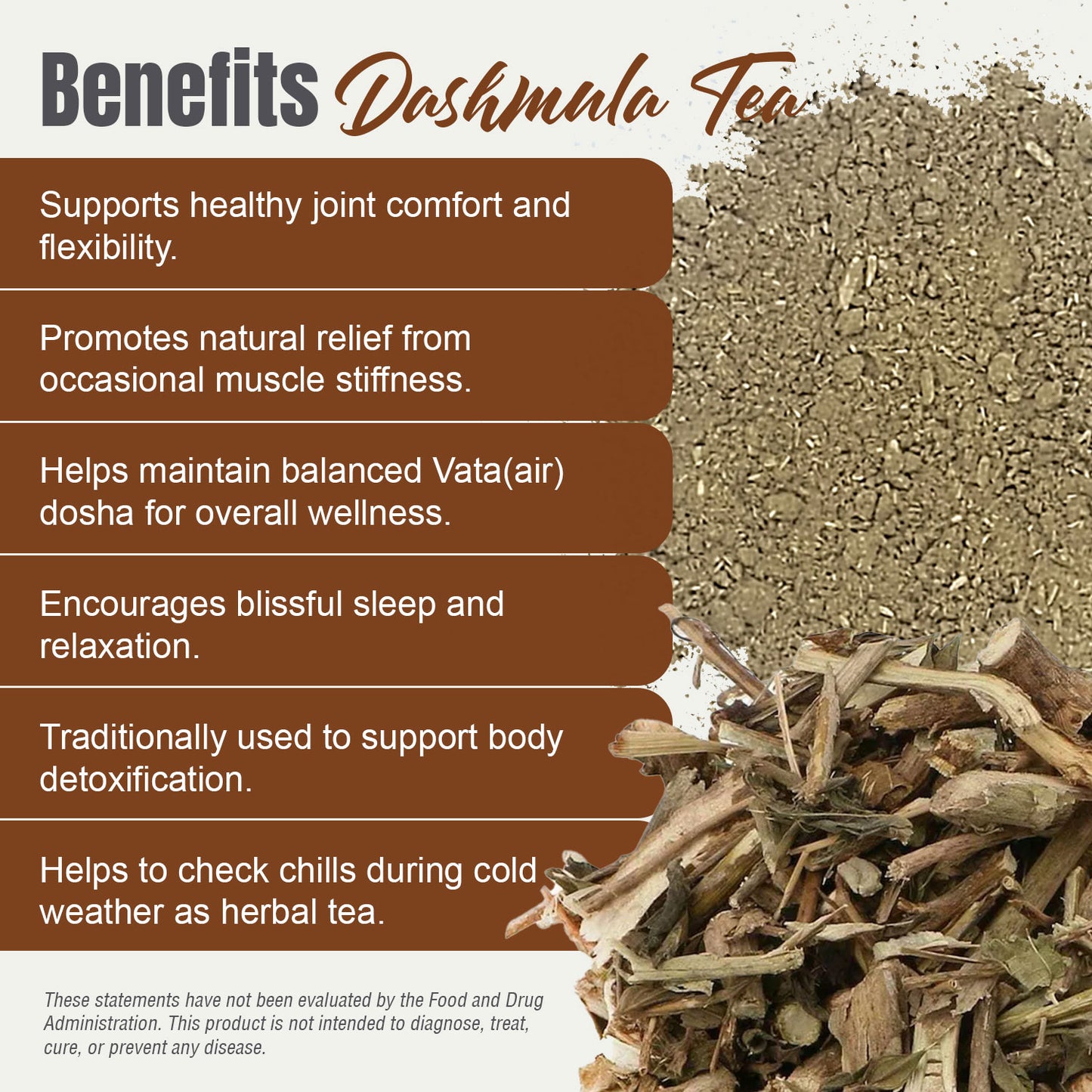 Dashmula Kwath Tea (Coarse cut and sift) - 454 gm