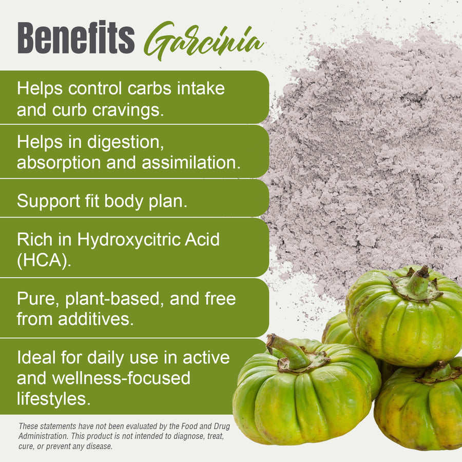 Garcinia Cambogia Powder (Garcinia Cambogia) - Non GMO - Vegan - 230 Gms - ½ LBS