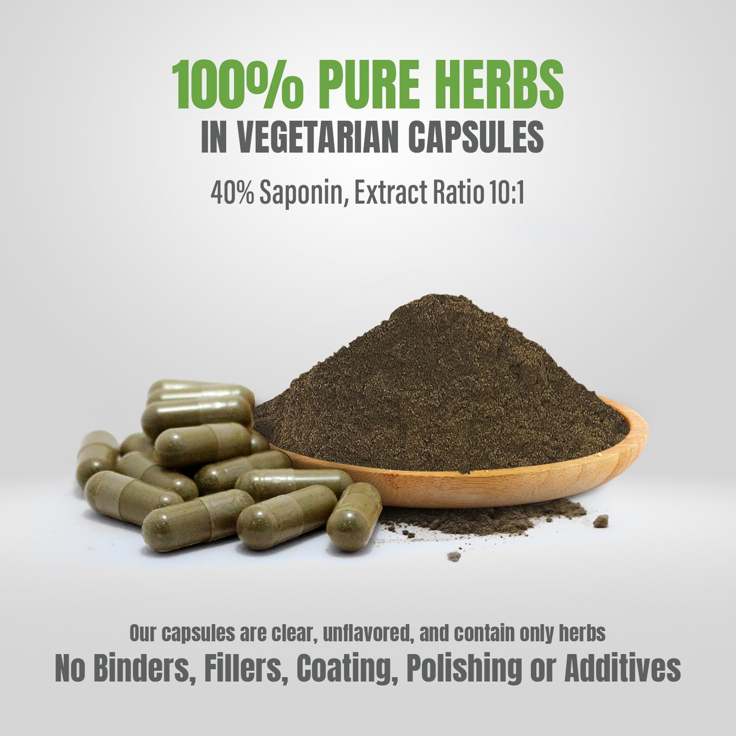 Gokshura Capsules - Tribulus Terrestris - 40% Saponin - Extract Ratio 10:1 - 60 Vege Capsules - 750 mg each