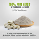 Guggul Resin Capsules – Commiphora Wightii - 2.5% Z+E - Extract Ratio 5:1 - 90 Vege Capsules - 800 mg each