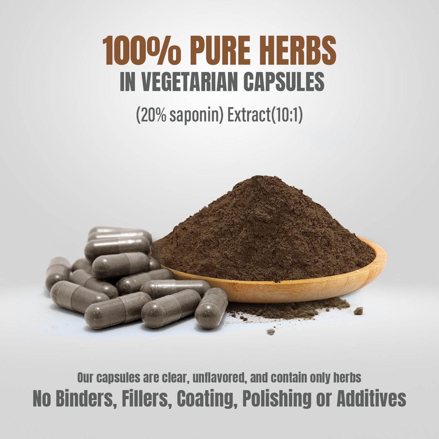 Kutaj Capsules (Holarrhena Antidysenterica) - 20% saponin - Extract Ratio 10:1 - 45 Vege Capsules - 800 mg each