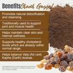 Shudh (Purified) Guggul Resin Powder – (Commiphora Mukul) – Non GMO - Vegan – 230 Gms - ½ LBS