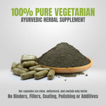 Spirulina Plus Capsules - Ayurvedic Herbal Supplement (90 Vege Capsules – 800 Mg Each)