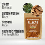 Bijasar Powder (Vijaysar Powder) (Pterocarpus Marsupium) - Non GMO - Vegan - (454 Gms - 1LBS)