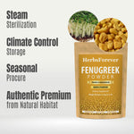 Fenugreek Powder (Trigonella Foenum Graecum) - Non GMO  - Vegan - (230 Gms - ½ LBS)