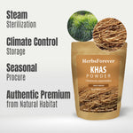 Khas Powder – Vetiveria Zizanioides - Non GMO - Vegan - (454 Gms - 1LBS)