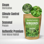 Nirgundi Powder (Vitex Negundo) - Non GMO - Vegan - (454 Gms - 1LBS)