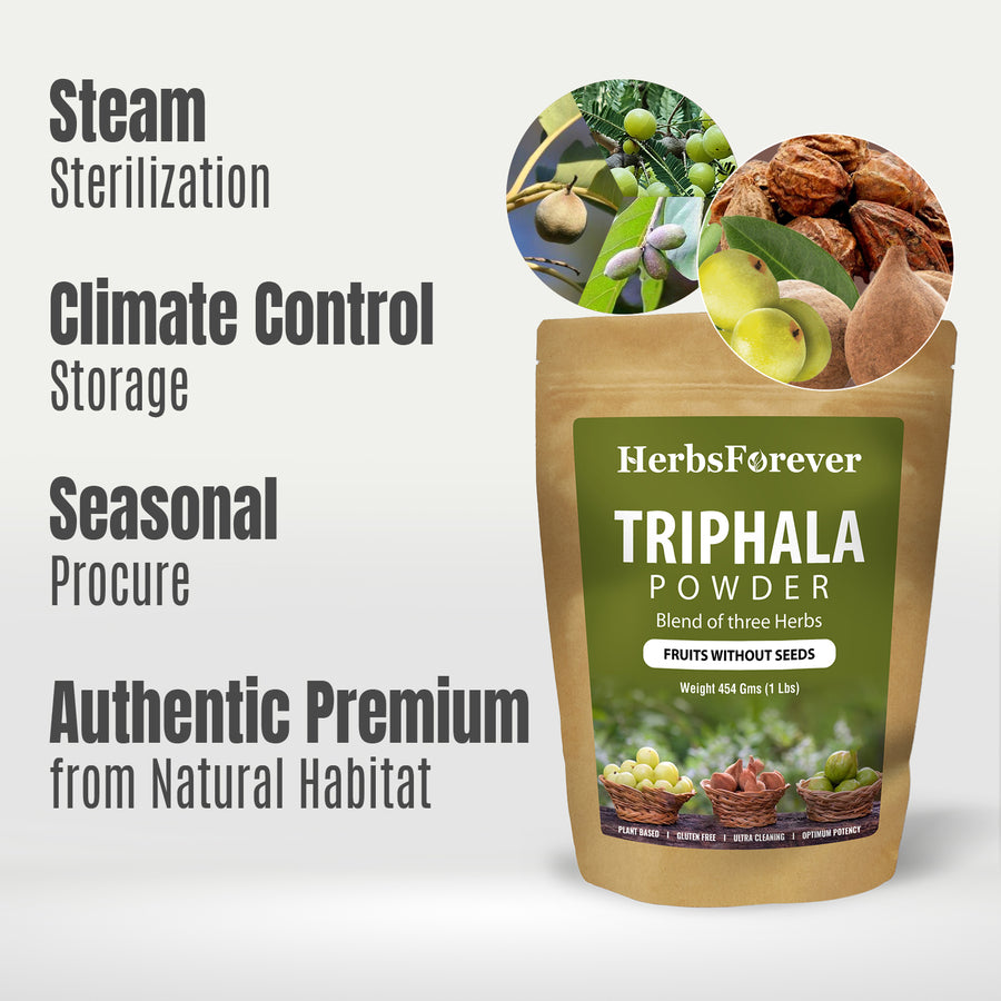 Triphala Churna Powder – 454 Gms – 1Lbs