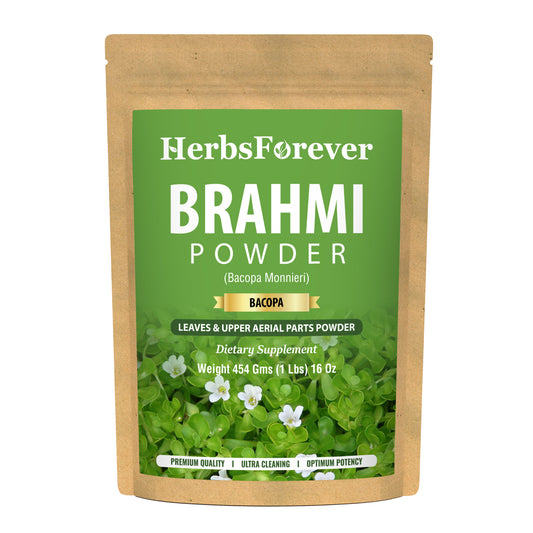 Brahmi Powder  (Bacopa Monnieri) – Non GMO – Vegan – (454 Gms – 1LBS)