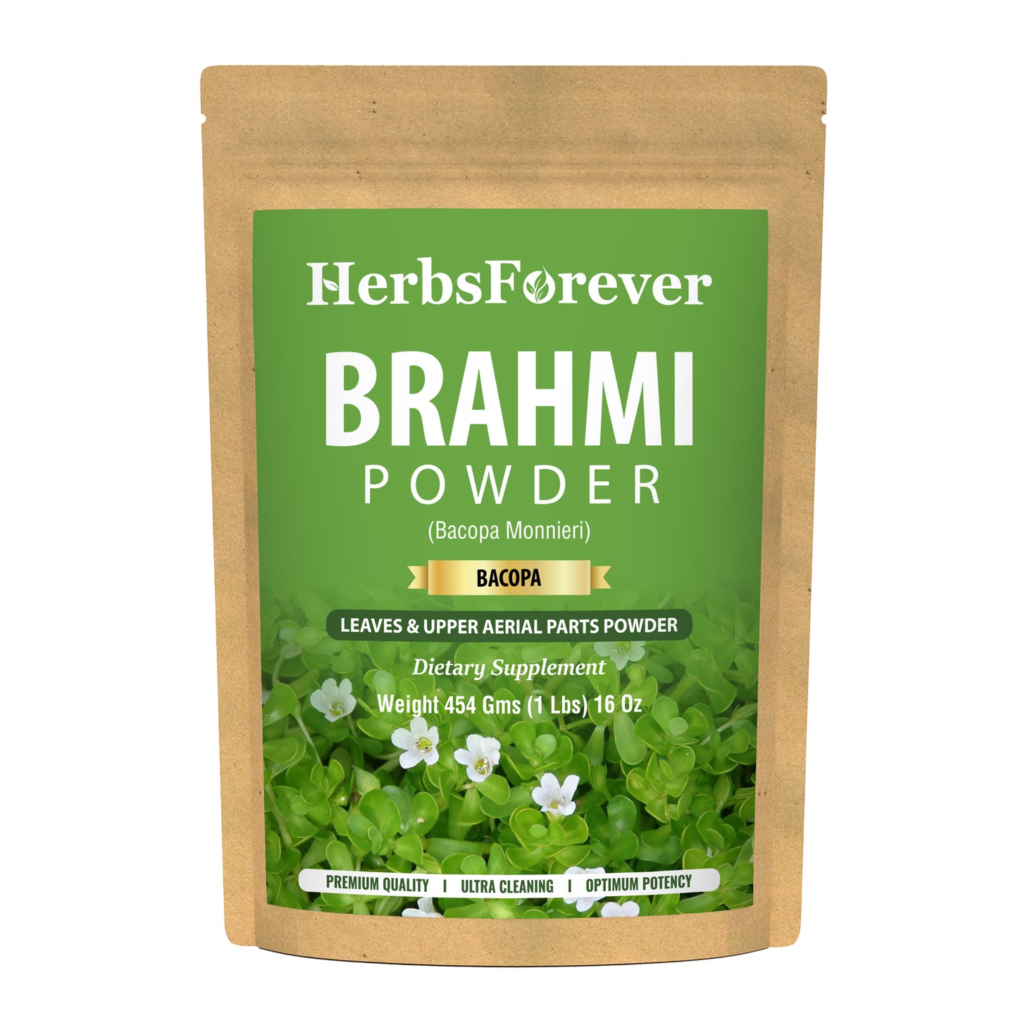 Brahmi Powder  (Bacopa Monnieri) – Non GMO – Vegan – (454 Gms – 1LBS)