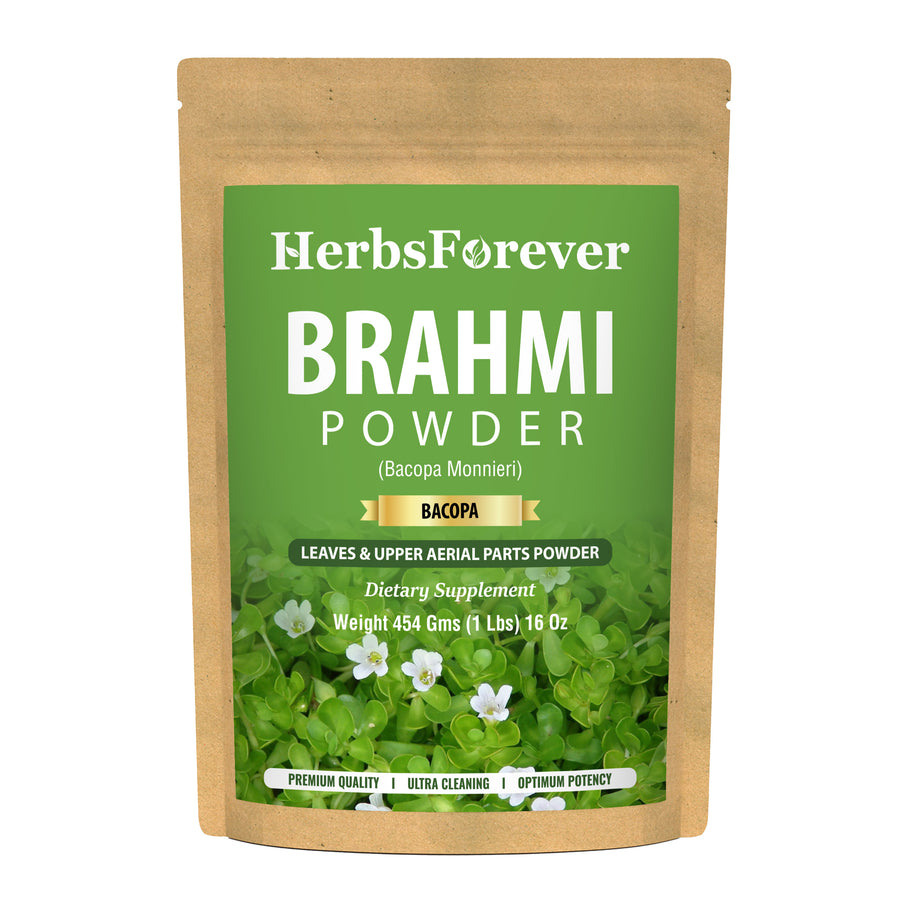 Brahmi Powder  (Bacopa Monnieri) – Non GMO – Vegan – (454 Gms – 1LBS)