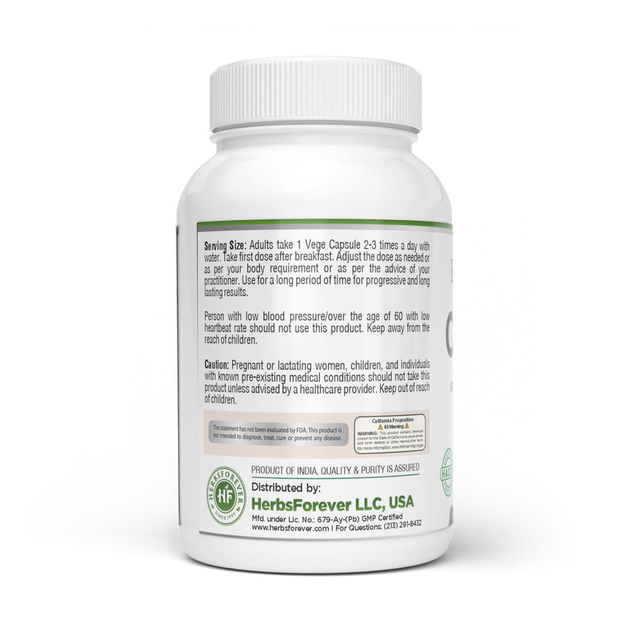 Cardio-B - Ayurvedic Herbal Supplement – 90 Vege Capsules – 800 Mg Each