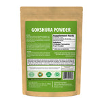 Gokshura Powder (Tribulus Terrestris) - Non GMO - Vegan - (454Gms - 1LBS)