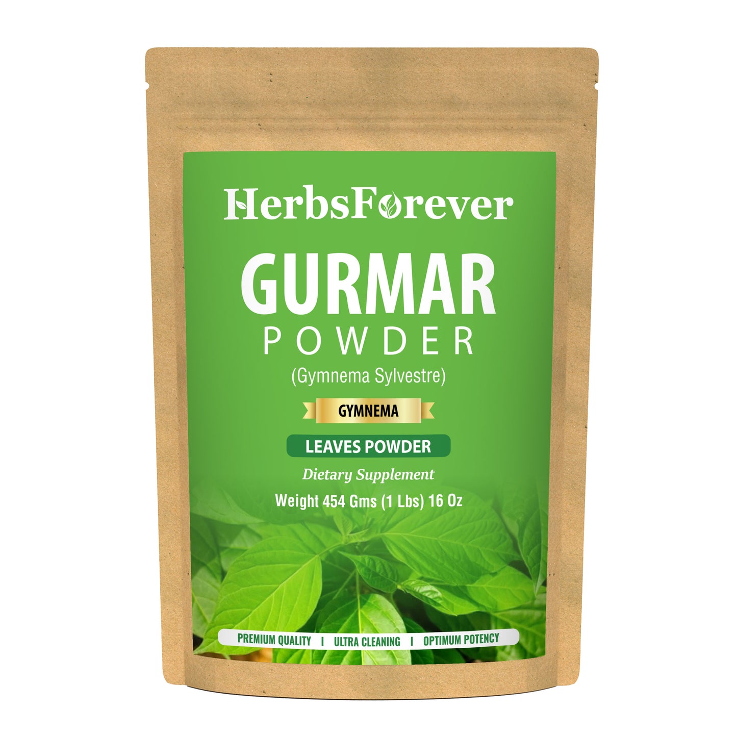 Gurmar Powder (Gymnema Sylvestre) – Non GMO – Vegan – (454 Gms – 1LBS)