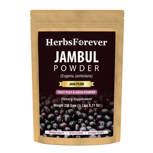 Jambul Powder - (Eugenia jambolana) - Non GMO - Vegan - (230Gms - ½ LBS)