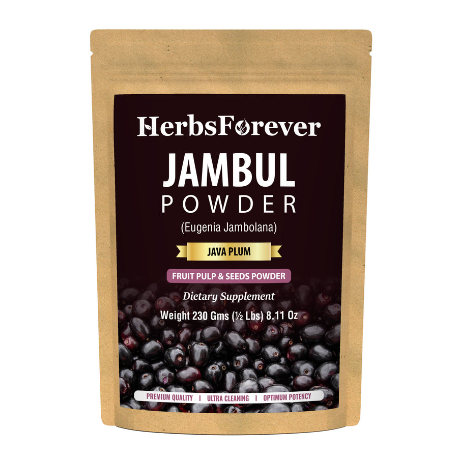 Jambul Powder - (Eugenia jambolana) - Non GMO - Vegan - (230Gms - ½ LBS)