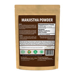 Manjistha Powder (Rubia Cordifolia) - Non GMO - Vegan - (454 Gms - 1LBS)