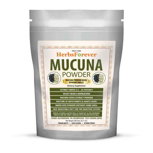Mucuna Powder (Mucuna Pruriens) - Non GMO - Vegan - (230 Gms - ½ LBS )