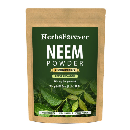 Neem Powder (Azadirachta Indica) - Non GMO - Vegan - (454Gms - 1LBS)