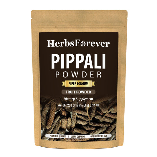 Pippali Powder (Piper Longum) - Non GMO - Vegan - (230 Gms- ½ LBS)