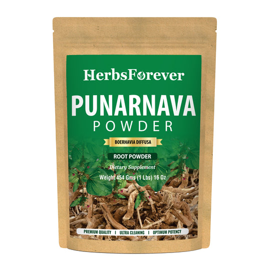 Punarnava Powder (Boerhavia Diffusa) - Non GMO - Vegan - (454 Gms - 1LBS)