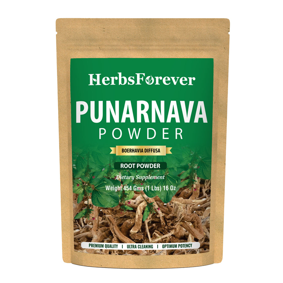 Punarnava Powder (Boerhavia Diffusa) - Non GMO - Vegan - (454 Gms - 1LBS)