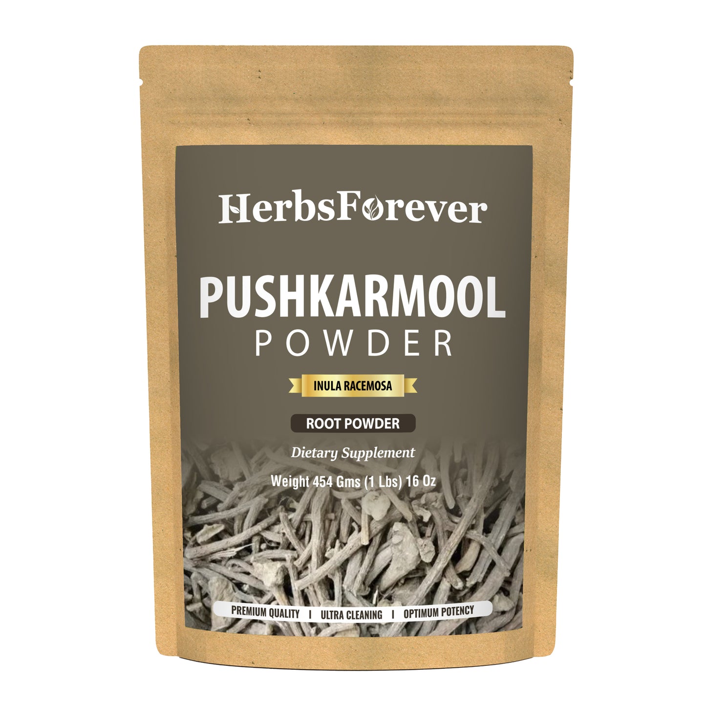 Pushkarmool Powder (Inularacemosa) - Non GMO - Vegan - (454 Gms - 1LBS)