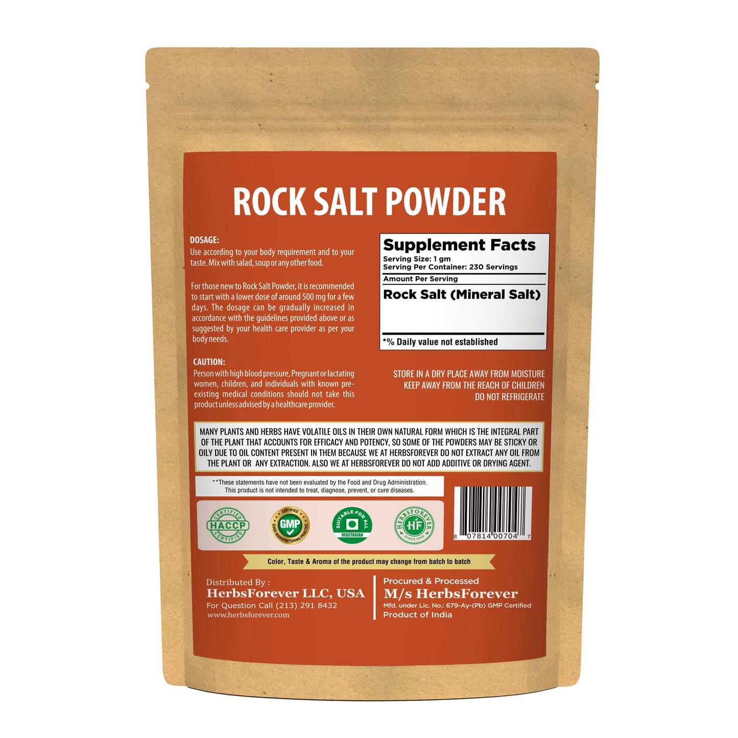 Rock Salt Powder