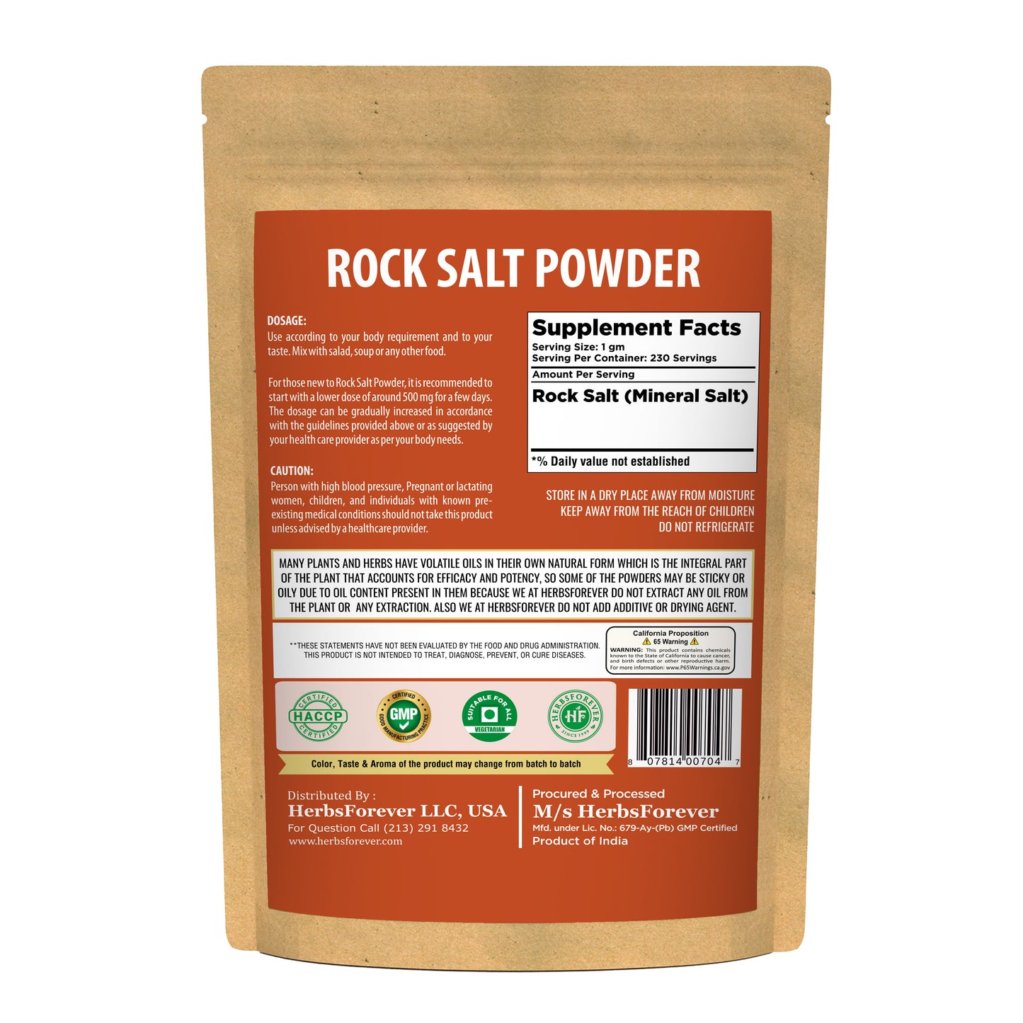 Rock Salt Powder