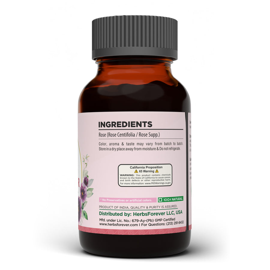 Rose Powder - (Rose centifolia) - Non GMO - Vegan  - 100 Gms