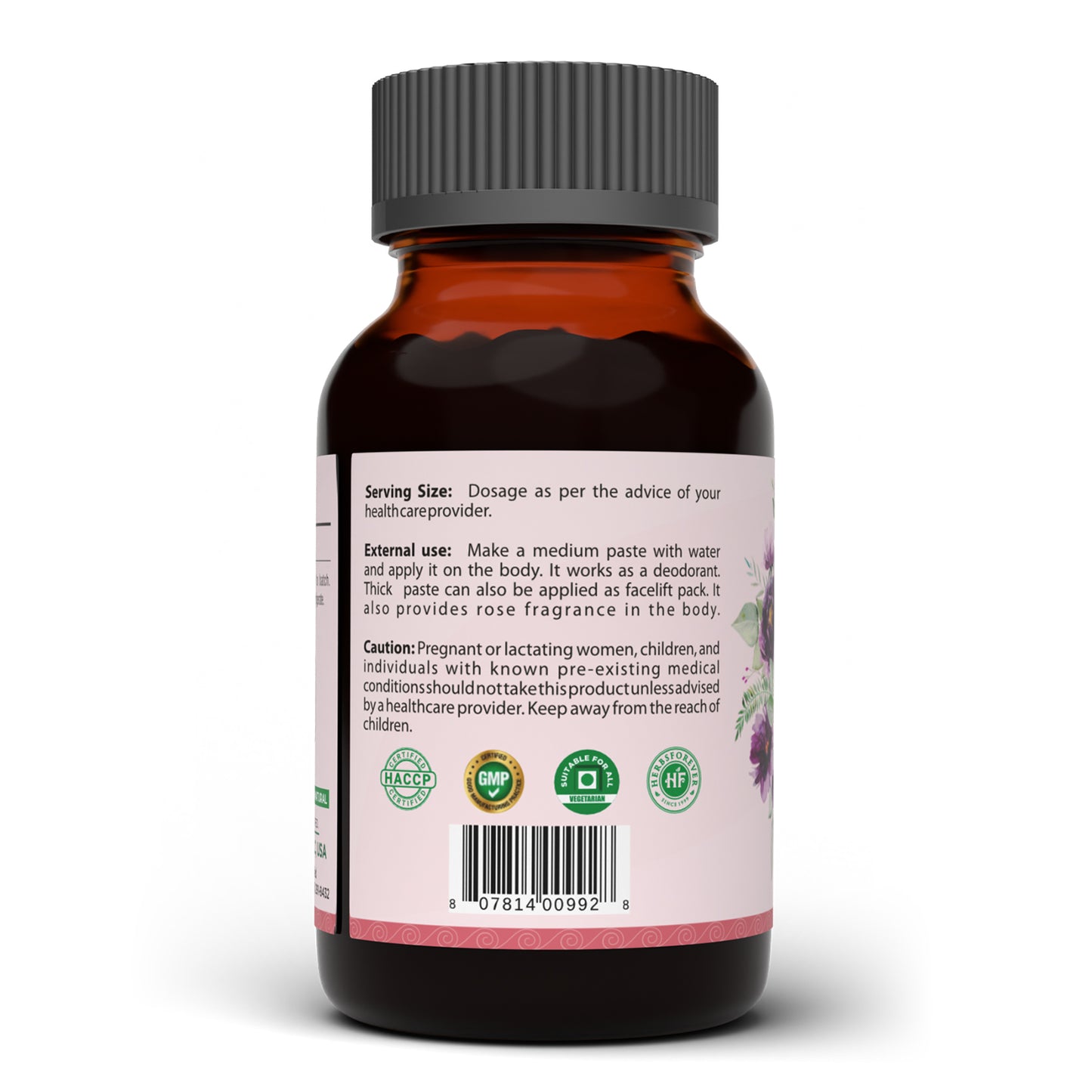 Rose Powder - (Rose centifolia) - Non GMO - Vegan  - 100 Gms