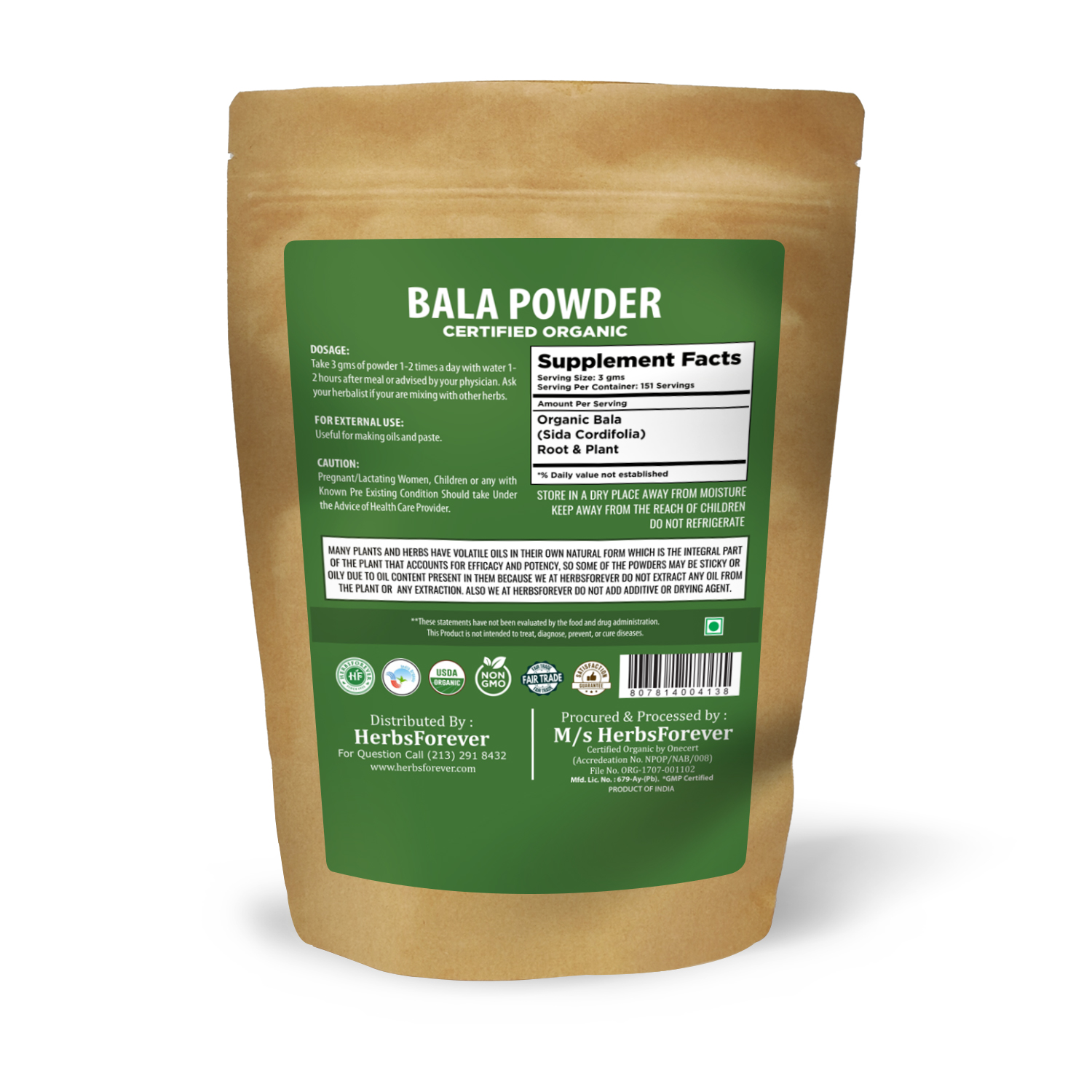 Bala Powder Organic