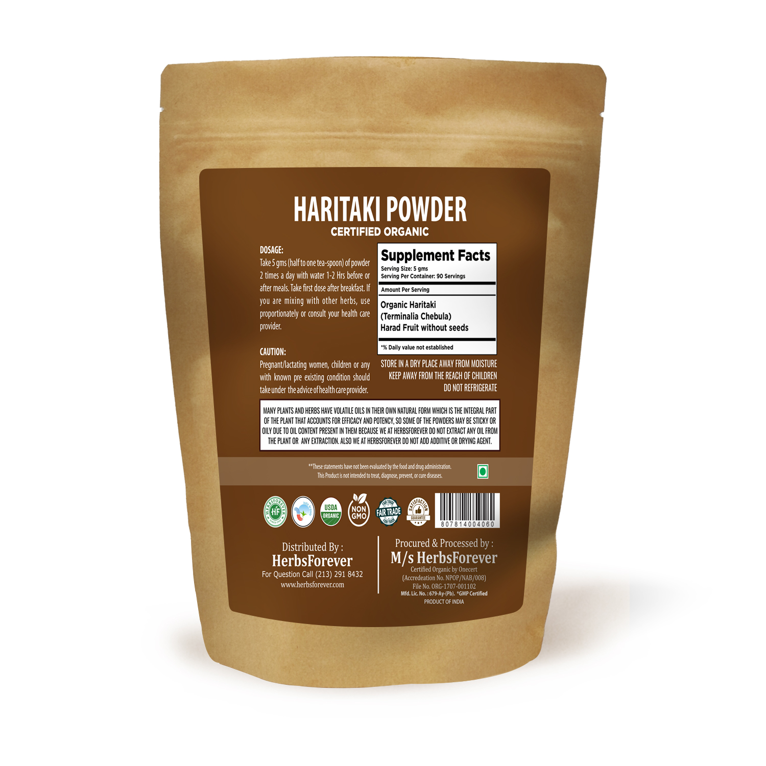Haritaki Powder Organic