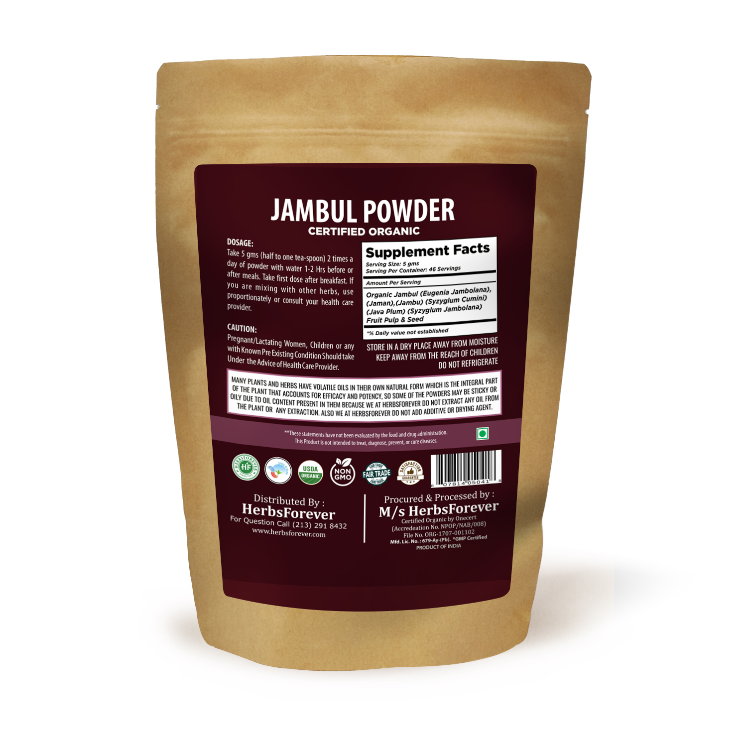Jambul Powder Organic
