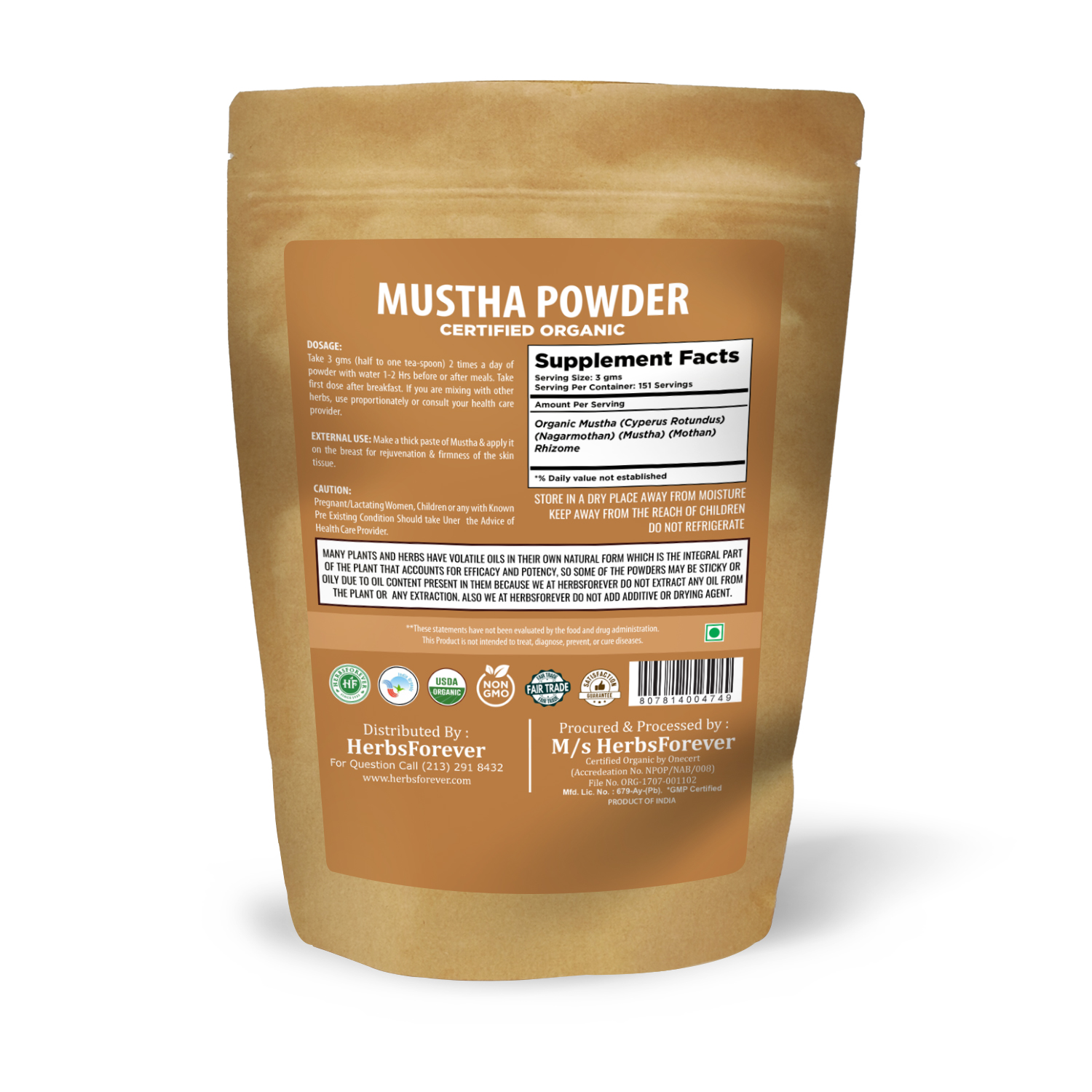 Mustha Powder